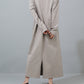 SY019OP / Boxy Line Long Dress　GRAY BEIGE【翁安芸さん×SYNE TOKYO】