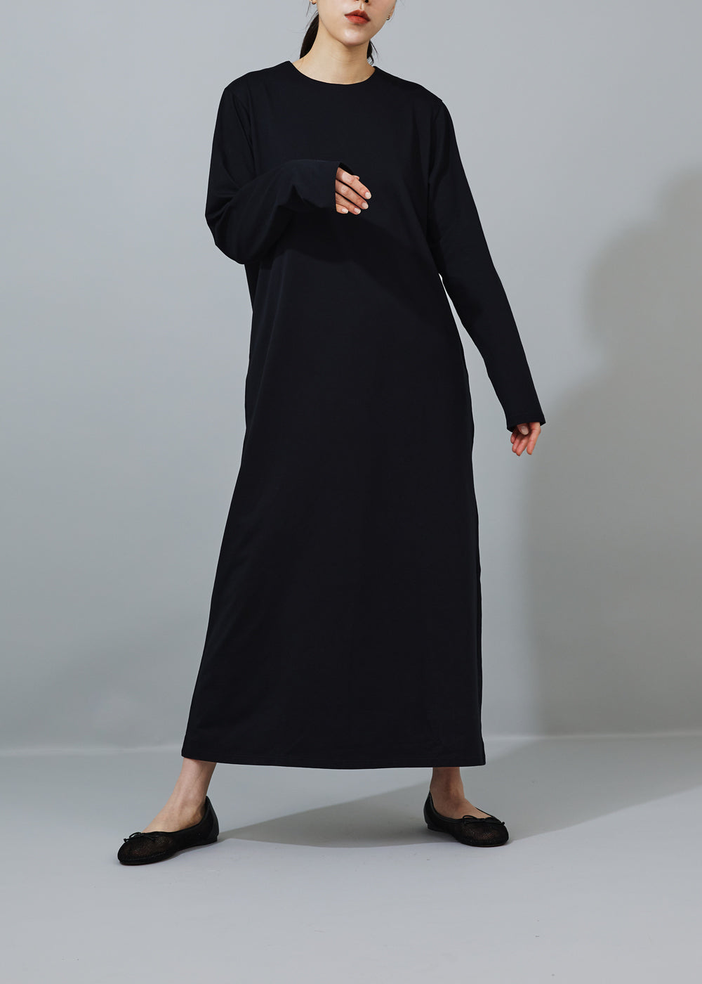 SY019OP / Boxy Line Long Dress BLACK【翁安芸さん×SYNE TOKYO】 – SYNE TOKYO ONLINE  STORE