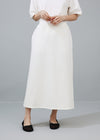 SY017SK / Flare Long Skirt　IVORY【翁安芸さん×SYNE TOKYO】